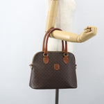 Celine Vintage Macadam Handbag Canvas and Leather - image 14