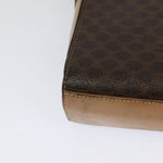 Celine Vintage Macadam Circle Logo Shoulder Bag Canvas and Leather - image 10