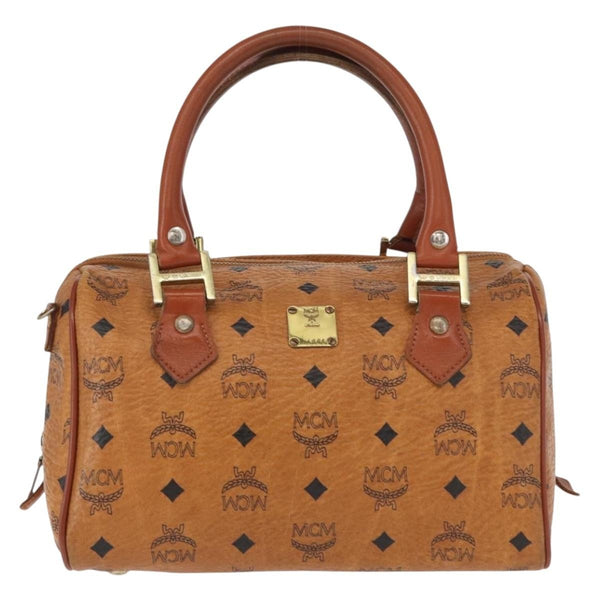 MCM Visetos logogramme Handbag Canvas and Leather - image 1