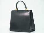 Gucci Vintage Lady Lock Top Handle Bag Leather Medium - image 2