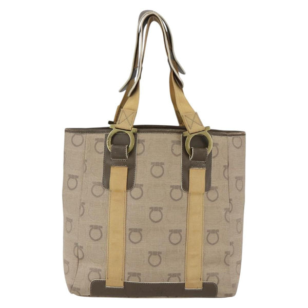 Salvatore Ferragamo Gancini handbag Canvas - image 1