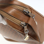 Celine Vintage Macadam Shoulder Bag Canvas and Leather - image 12