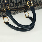 Christian Dior Vintage Trotter Boston Bag Diorissimo Canvas Medium - image 7