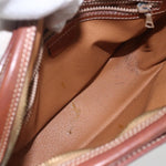 Celine Vintage Macadam Shoulder Bag Canvas and Leather - image 5