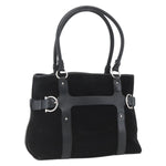 Salvatore Ferragamo Gancini handbag Suede - image 17