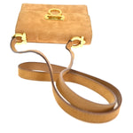 Salvatore Ferragamo Gancini Shoulder Bag Suede - image 8