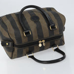 Fendi Vintage Pequin Boston Bag Coated Canvas Medium - image 15