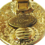 Chanel Vintage CC Round Clip-On Earrings Metal Small - image 4
