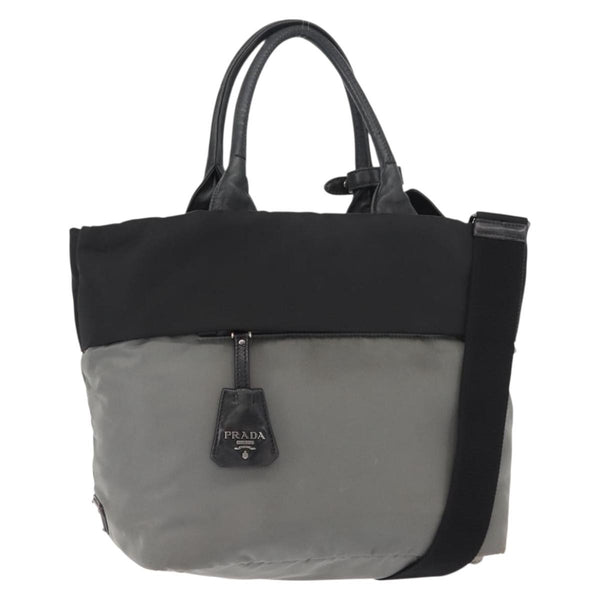 Prada Convertible Double Tote Tessuto Small - image 1