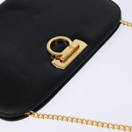 Salvatore Ferragamo Vintage Gancini Chain Shoulder Bag Leather Small - image 14