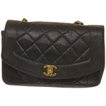 Chanel Vintage Diana Flap Bag Quilted Lambskin Medium - image 13