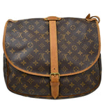 Louis Vuitton Saumur Handbag Monogram Canvas 35 - image 2