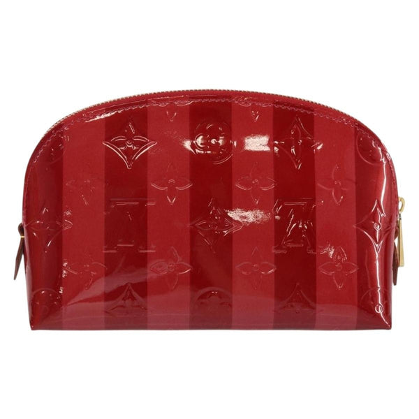 Louis Vuitton Cosmetic Pouch Limited Edition Monogram Vernis Rayures