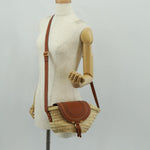 Chloe Marcie Basket Bag Raffia and Leather Small - image 14