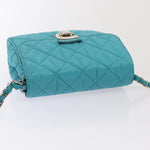 Prada Pushlock Chain Flap Bag Quilted Tessuto Mini - image 18