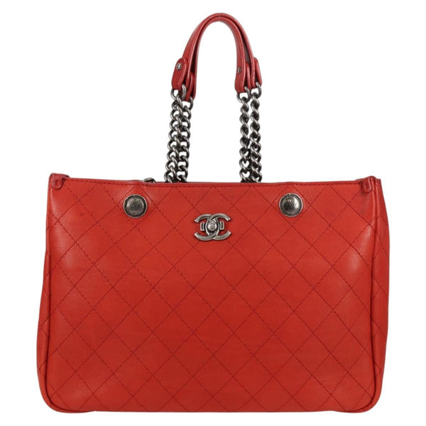 Chanel Shopping Tote Quilted Caviar Large