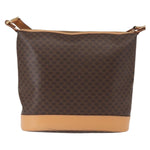Celine Vintage Macadam Shoulder Bag Canvas and Leather - image 2