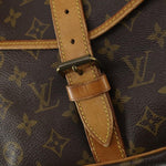 Louis Vuitton Saumur Handbag Monogram Canvas - image 13