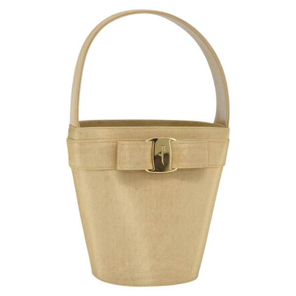 Salvatore Ferragamo Vala Handbag Canvas - image 1