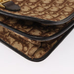 Christian Dior Vintage Trotter Shoulder Bag Canvas medium - image 8