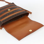 Celine Vintage Macadam Shoulder Bag Canvas and Leather - image 18