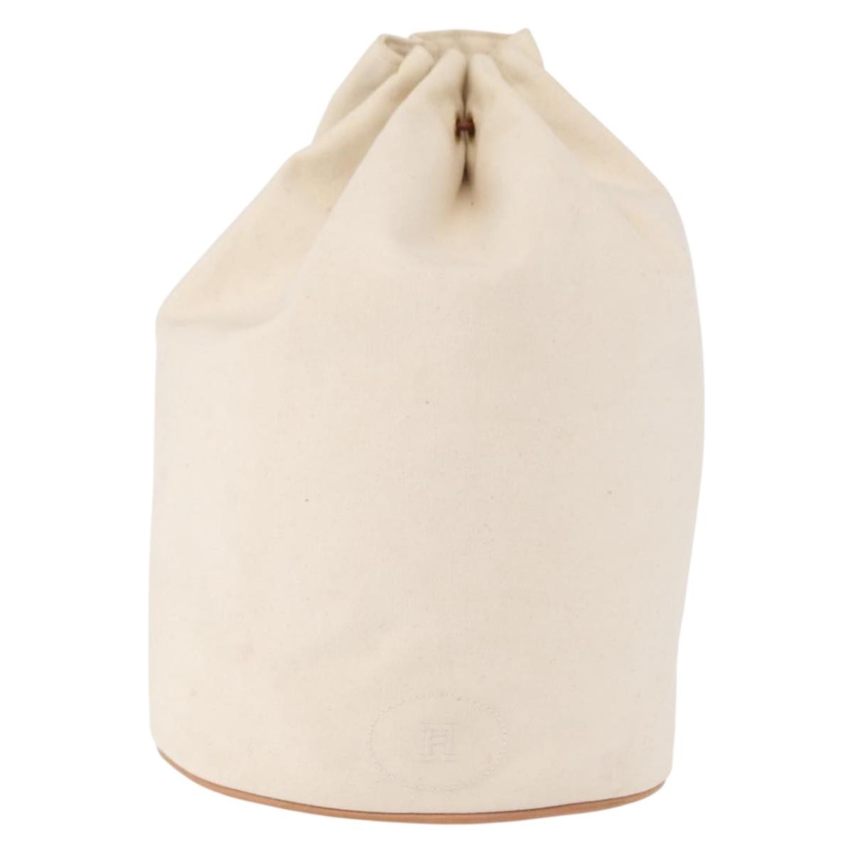Hermes Polochon Mimile Drawstring Backpal Canvas - image 1