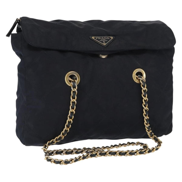 Prada Chain Shoulder Bag Tessuto Medium - image 1