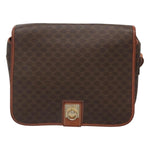 Celine Vintage Macadam Shoulder Bag Canvas and Leather - image 1