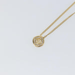 Christian Dior CD Pendant Necklace Metal and Crystals - image 8