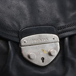 Prada Pushlock Shoulder Bag Leather Medium - image 13