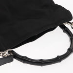 Gucci Vintage Bamboo Handle Bag Nylon - image 5
