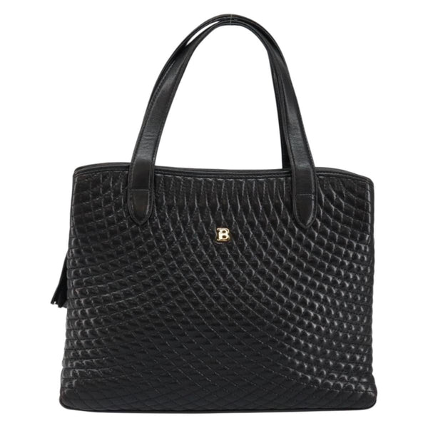 Bally Vintage Handbag Quilted Leather - image 1