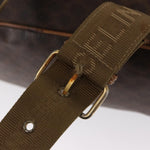 Celine Vintage Macadam Backpack Canvas and Leather - image 18