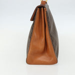Celine Vintage Macadam Handbag Canvas and Leather - image 4