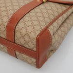 Celine Vintage Macadam Handbag Canvas and Leather - image 10