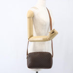 Celine Vintage Macadam Shoulder Bag Canvas Medium - image 13