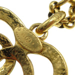 Chanel CC Heart Pendant Necklace Metal - image 4