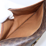 Celine Circle Logo Macadam Pouch Canvas and Leather - image 20