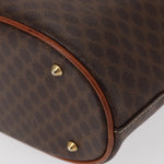 Celine Vintage Macadam Shoulder Bag Canvas and Leather - image 10