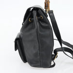 Gucci Vintage Bamboo Backpack Leather Mini - image 4