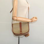 Celine Vintage Macadam Shoulder Bag Canvas and Leather - image 14