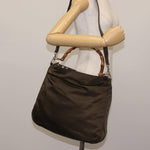 Gucci Vintage Bamboo Handle Bag Nylon - image 13