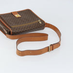Celine Vintage Macadam Shoulder Bag Canvas and Leather - image 8
