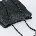 Chanel CC Charm Tote Quilted Iridescent Calfskin Tall - image 16