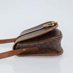 Celine Vintage Macadam Shoulder Bag Canvas and Leather - image 4