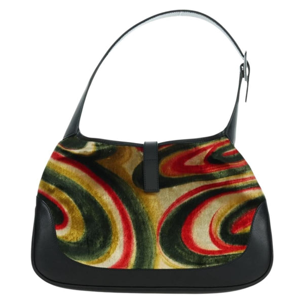 Gucci Vintage Jackie Shoulder Bag Canvas and Leather