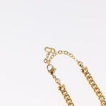 Christian Dior Vintage CD Pendant Necklace Metal - image 8
