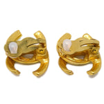 Chanel CC Clip-On Earrings Metal - image 3
