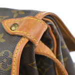 Louis Vuitton Saumur Handbag Monogram Canvas 35 - image 13
