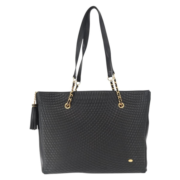 Bally Vintage Tote Bag Quilted Leather - image 1